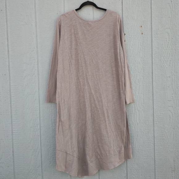 Fresh Produce Knit Asymmetrical Midi Dress Gray X-Large - Picture 2 of 12